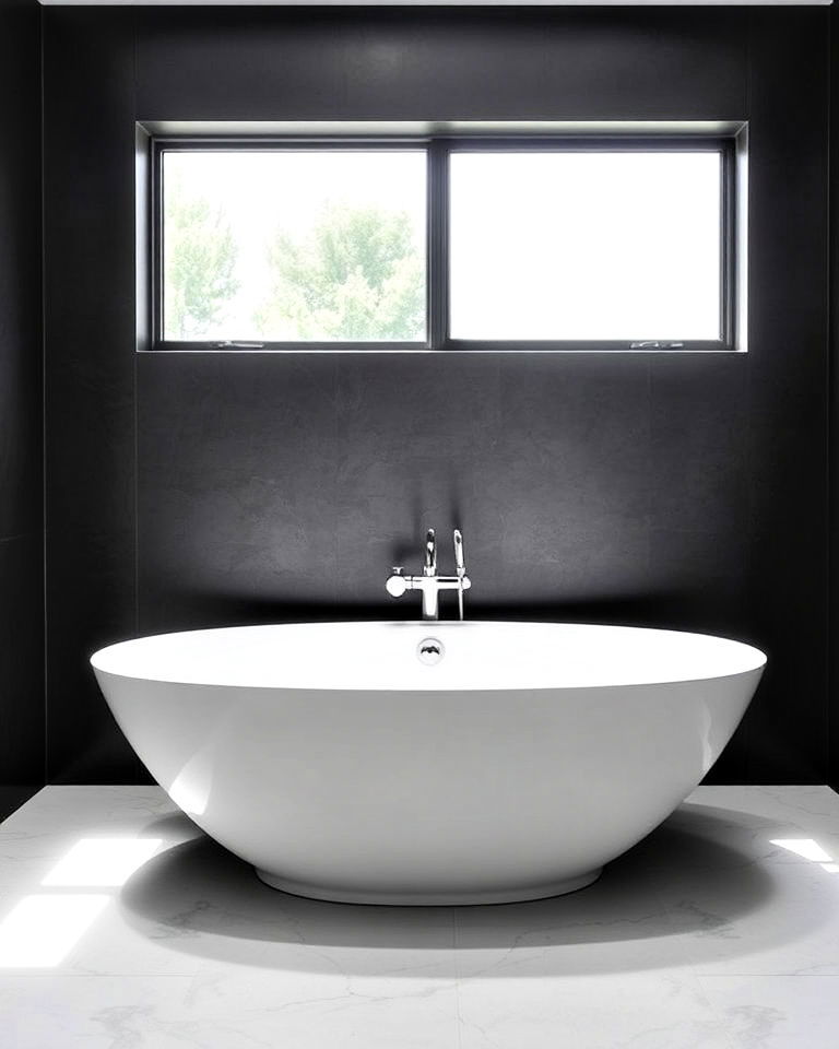 luxurious freestanding bathtub - 40 Primary Bathroom Ideas