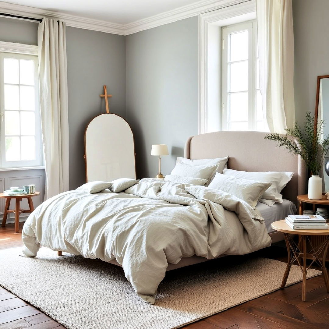luxurious french linen bedding - 25 French Bedroom Decor Ideas