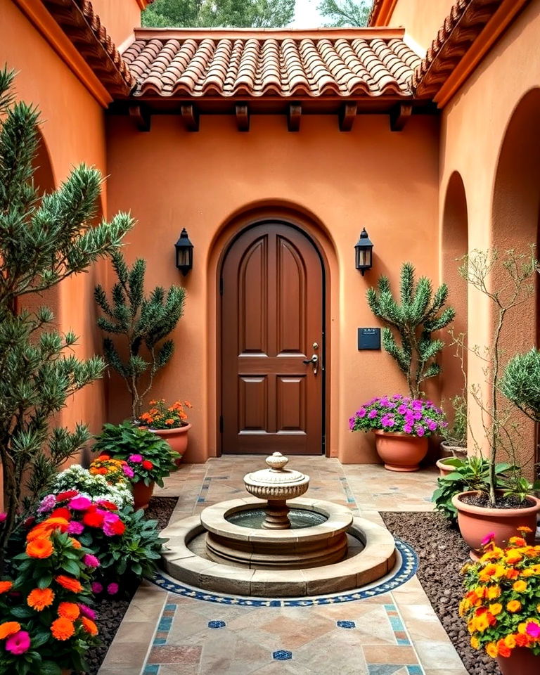 luxurious mediterranean courtyard outhouse - 20 Luxury Outhouse Ideas