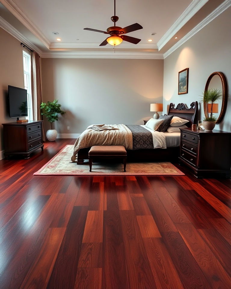 luxurious rich mahogany wood flooring - 30 Wood Floor Colors