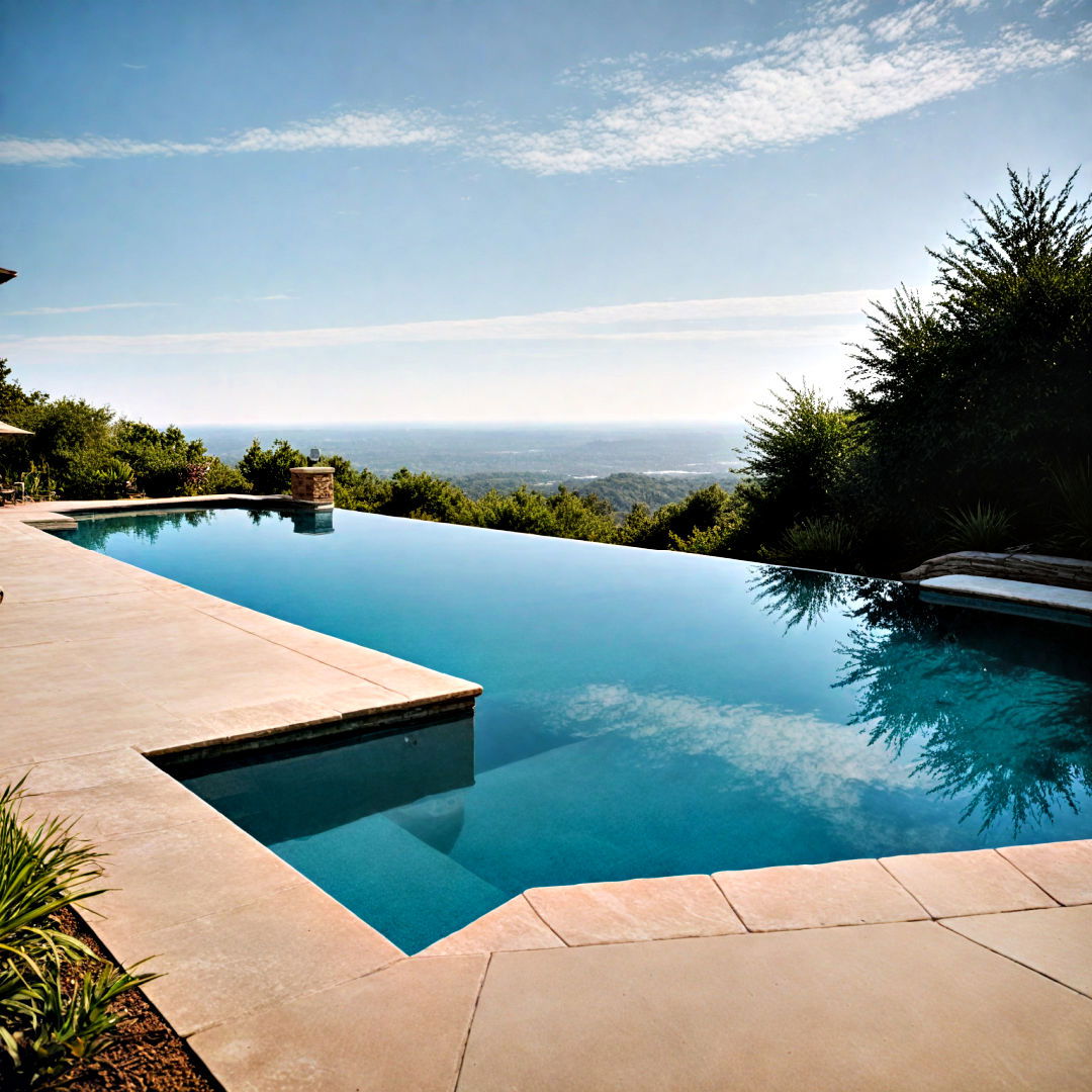 luxurious vanishing edge pool - 40 Backyard Pool Ideas