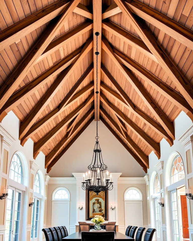 luxury cathedral style vaulted ceiling - 40 Vaulted Ceiling Ideas