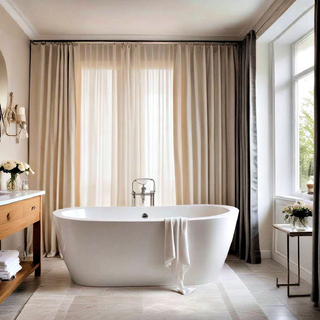 luxury freestanding bathtub - 40 Modern Bathroom Ideas