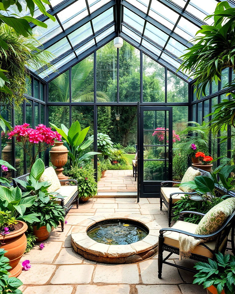 luxury glasshouse garden - 30 Luxury Garden Design Ideas