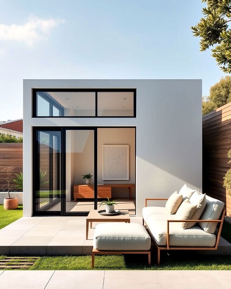 luxury outhouse with modern minimalist retreat - 20 Luxury Outhouse Ideas