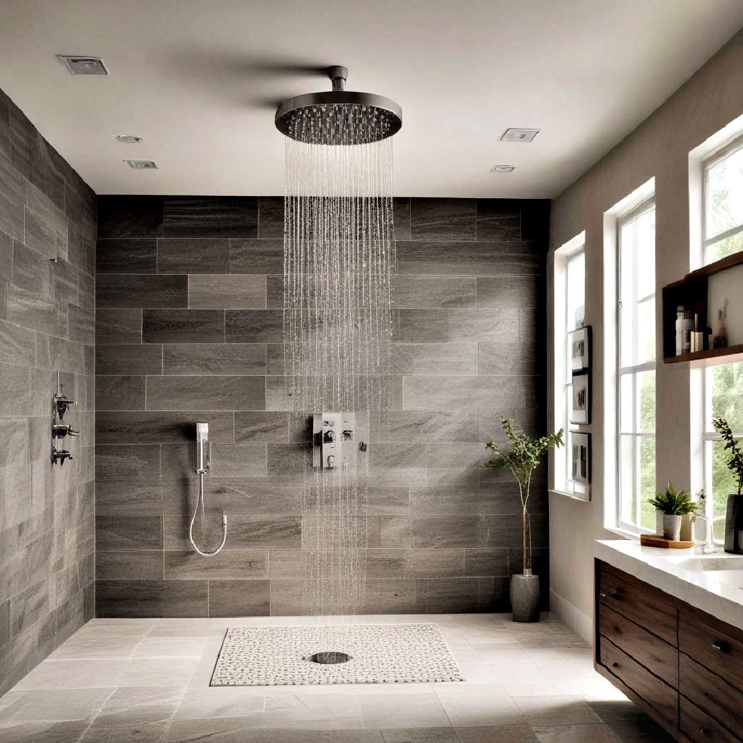luxury rainfall shower - 40 Bathroom Design Ideas