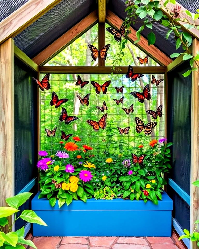 magical butterfly pavilion - 30 Florida Backyard Ideas