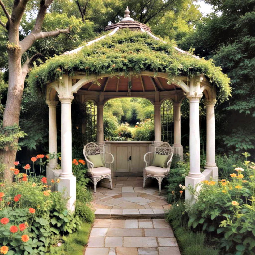 magical secret garden gazebo - 40 Gazebo Design Ideas
