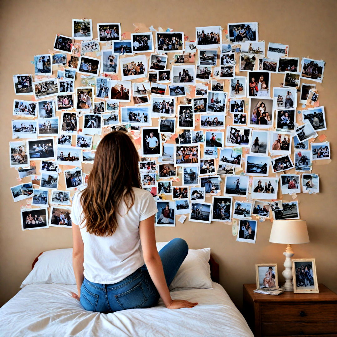 magnetic wall to display photos - 40 Teenage Girl Bedroom Ideas