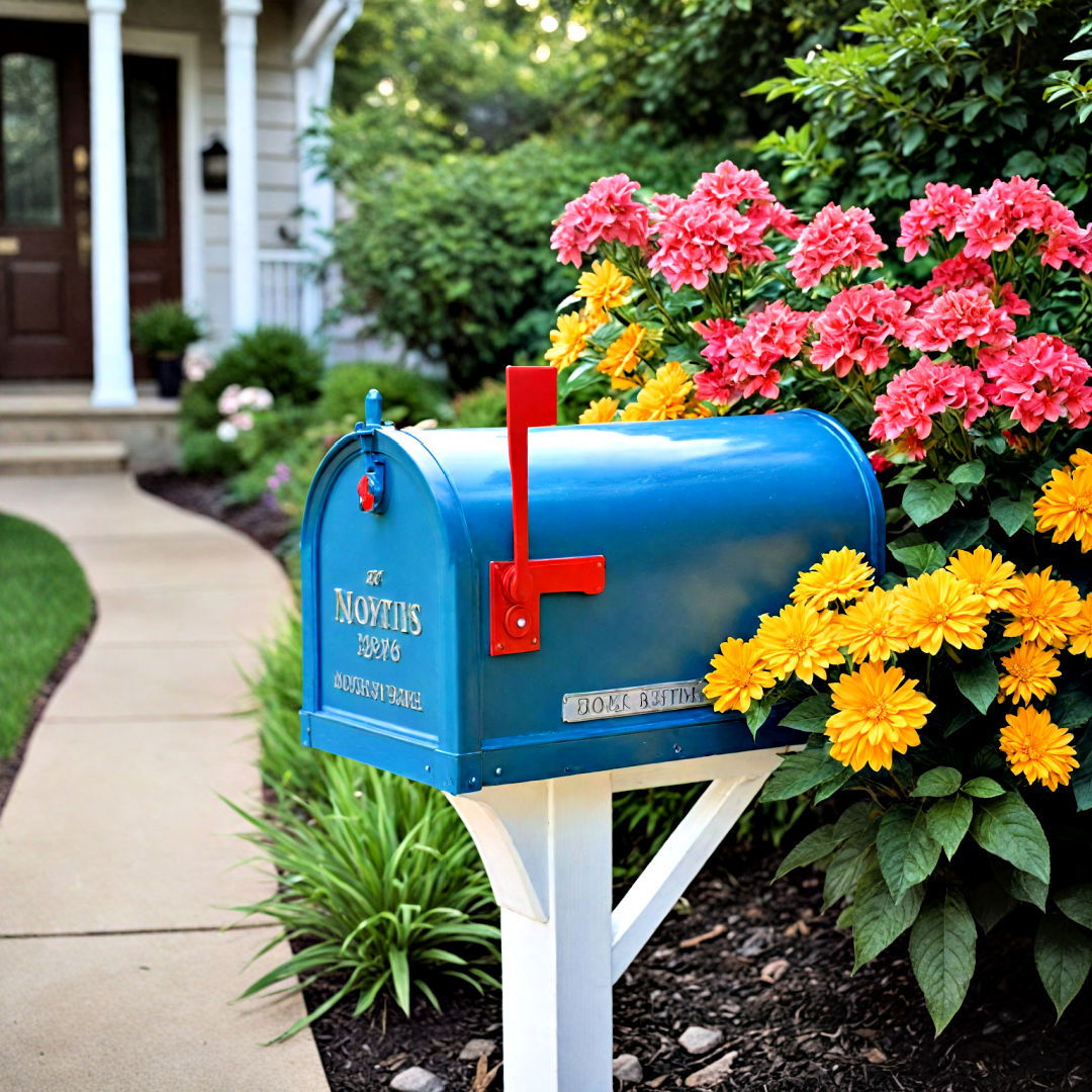 mailbox makeover idea - 40 Front Yard Landscaping Ideas