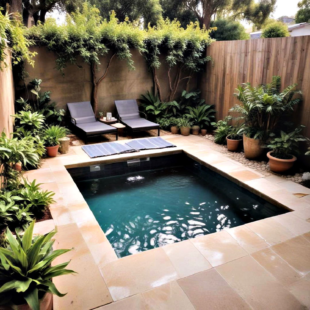 maintenance plunge pool - 40 Backyard Pool Ideas