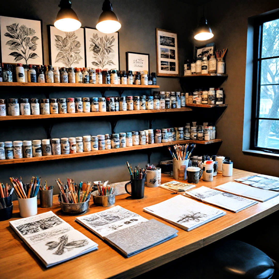 make cafe for artists - 40 Coffee Bar Ideas