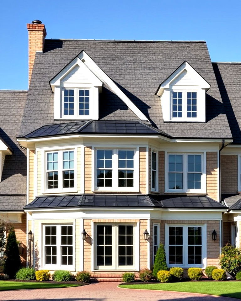 mansard lower section for gable roof - 20 Gable Roof Design Ideas