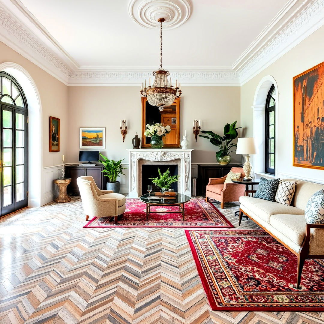 maximalist decor with bold tile and flooring design - 30 Maximalist Decor Ideas