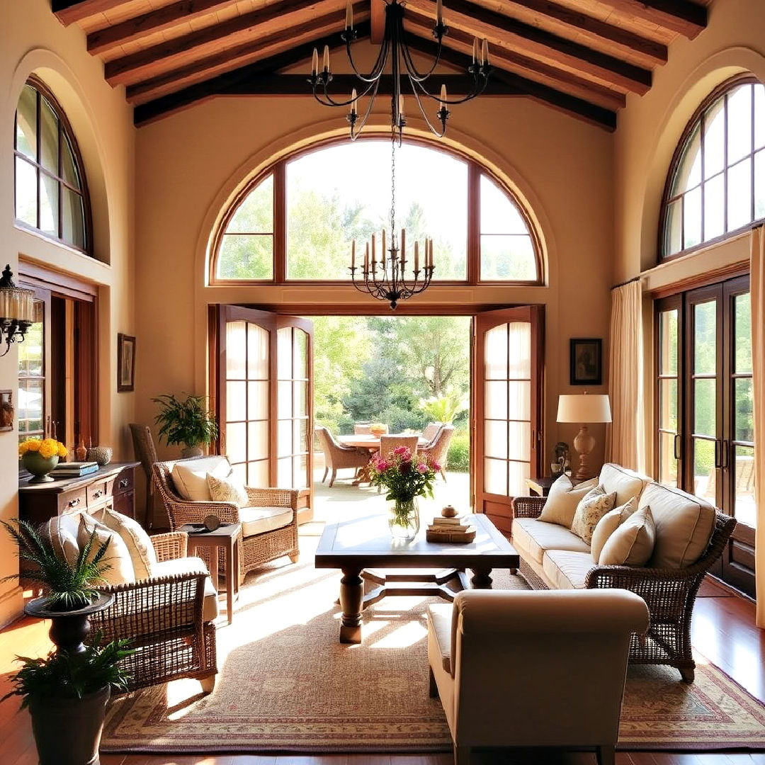 maximize natural light to achieve airy atmosphere - 25 Tuscan Interior Design Ideas