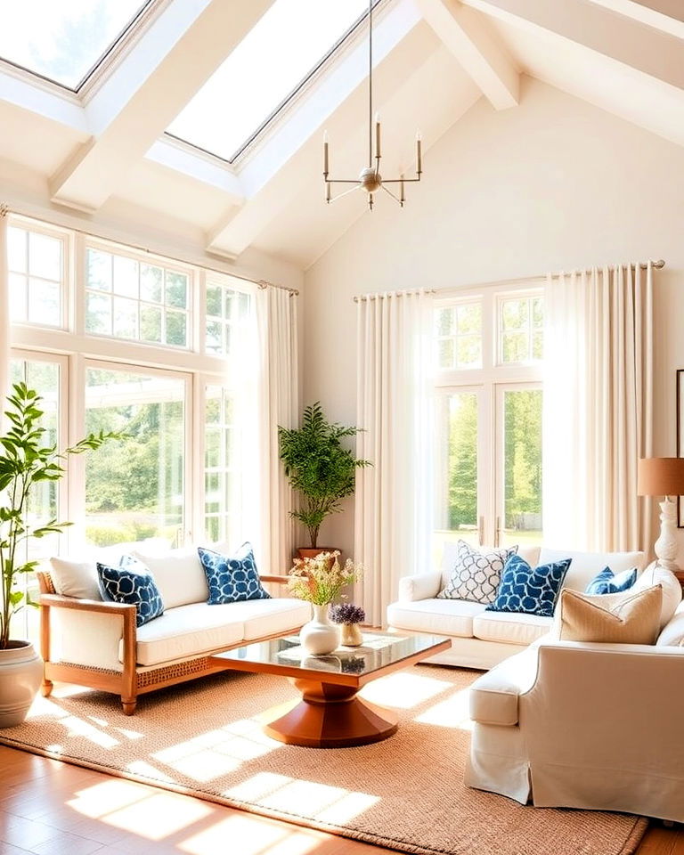 maximize natural light - 25 Joanna Gaines Living Room Ideas