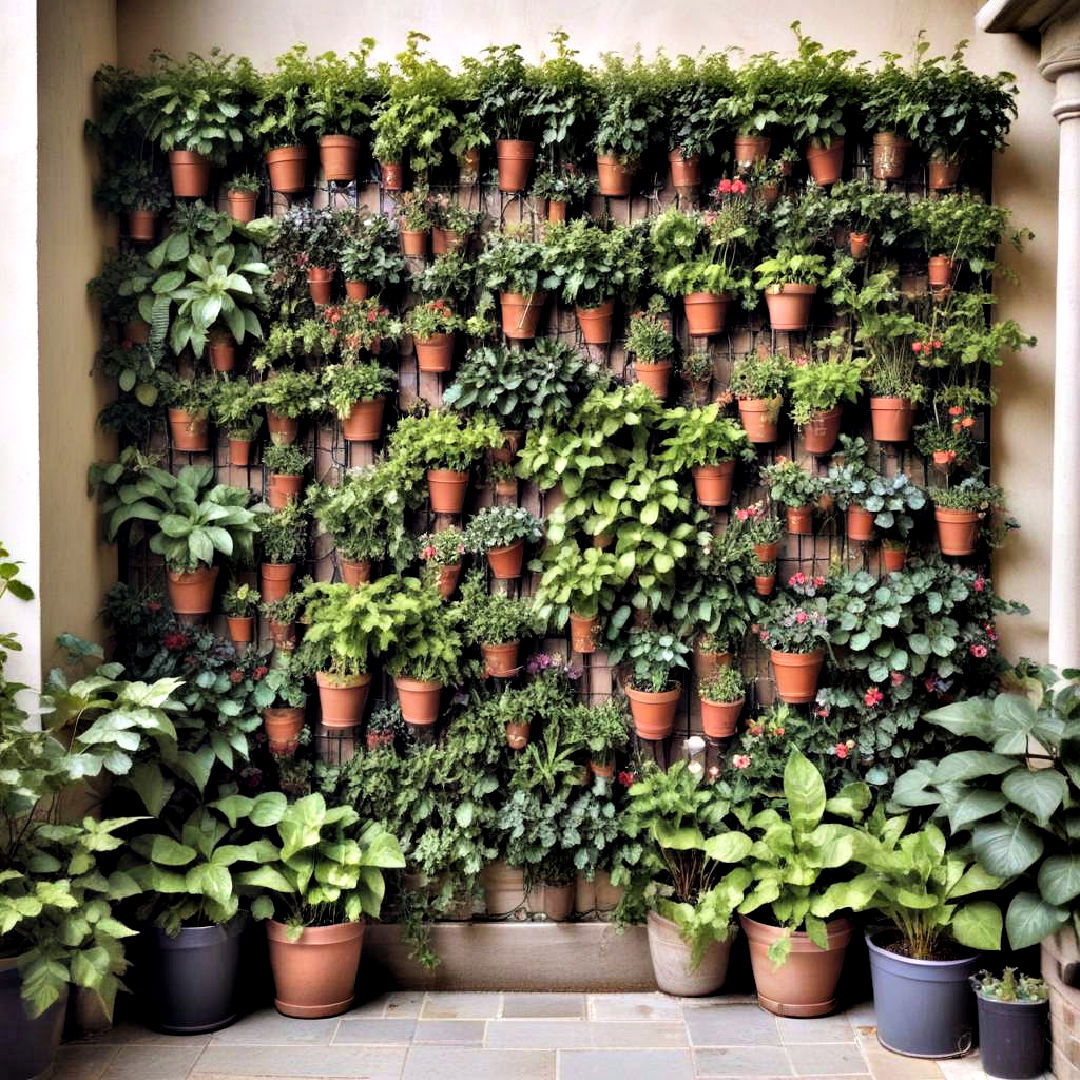 maximize space with vertical garden - 40 English Garden Design Ideas