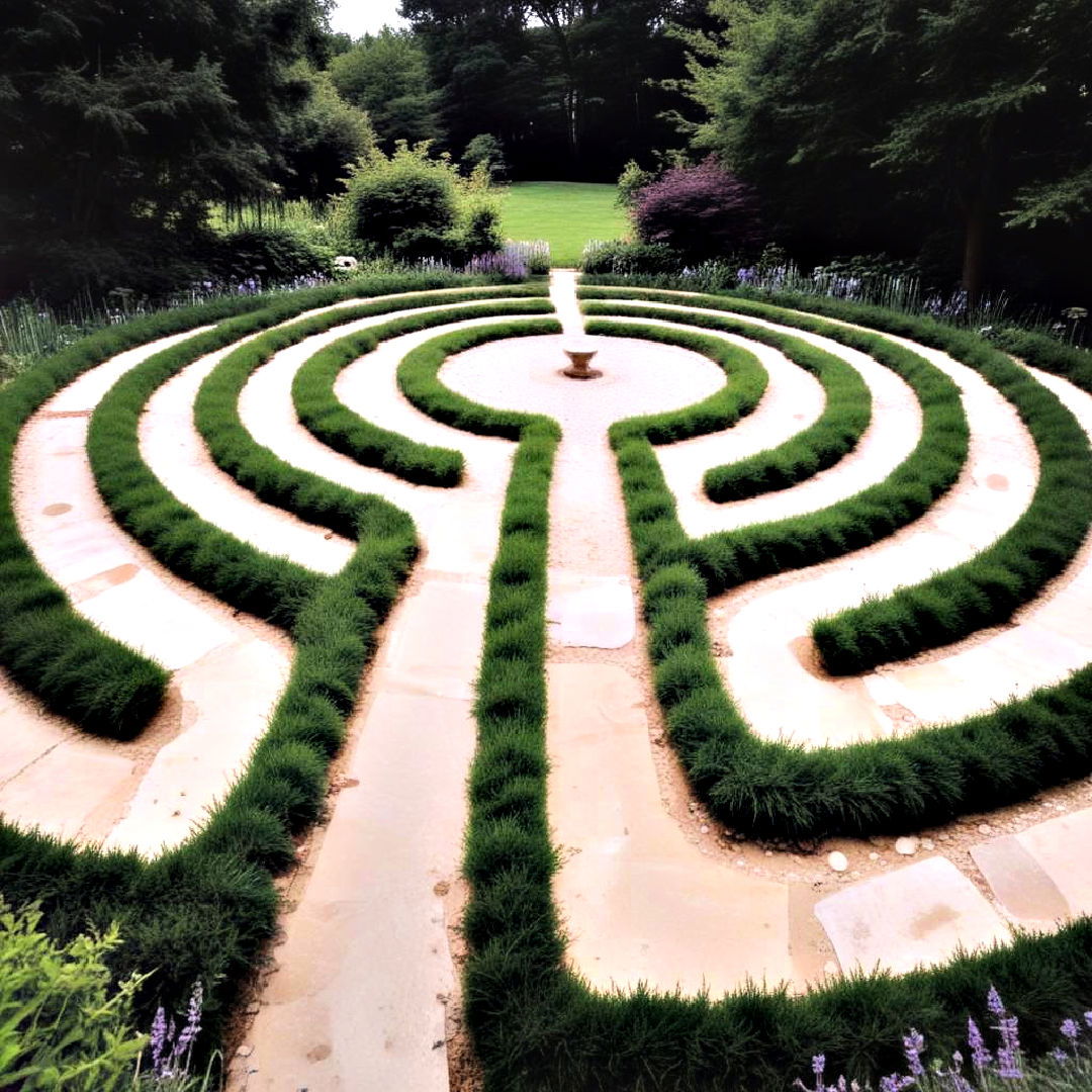 meditation labyrinth for english garden - 40 English Garden Design Ideas