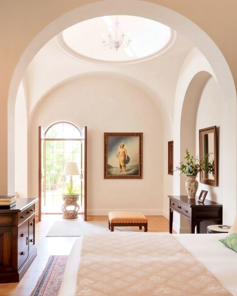 mediterranean design archways and curved doorways - 20 Mediterranean Bedroom Ideas