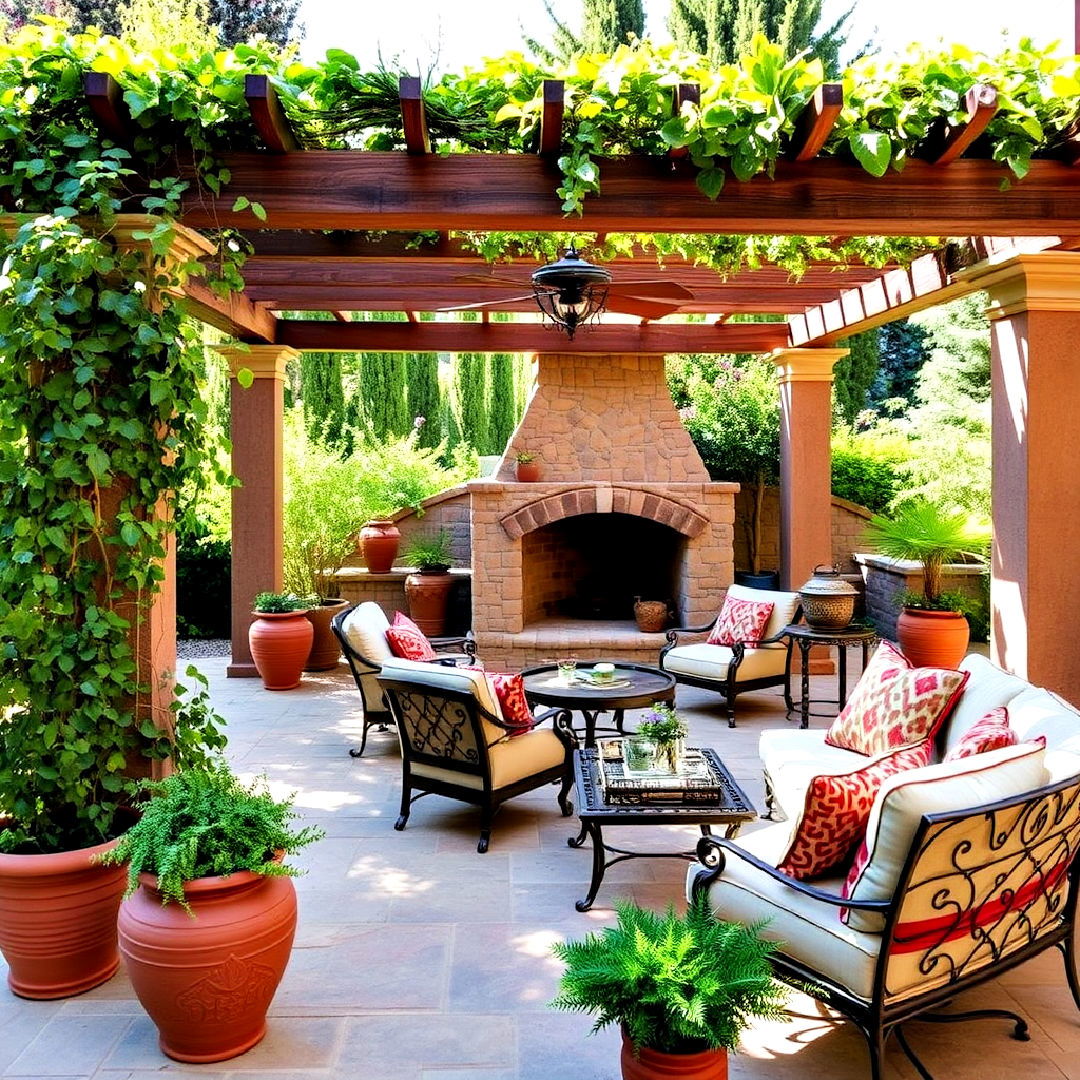 mediterranean vibe outdoor living space - 25 Tuscan Interior Design Ideas