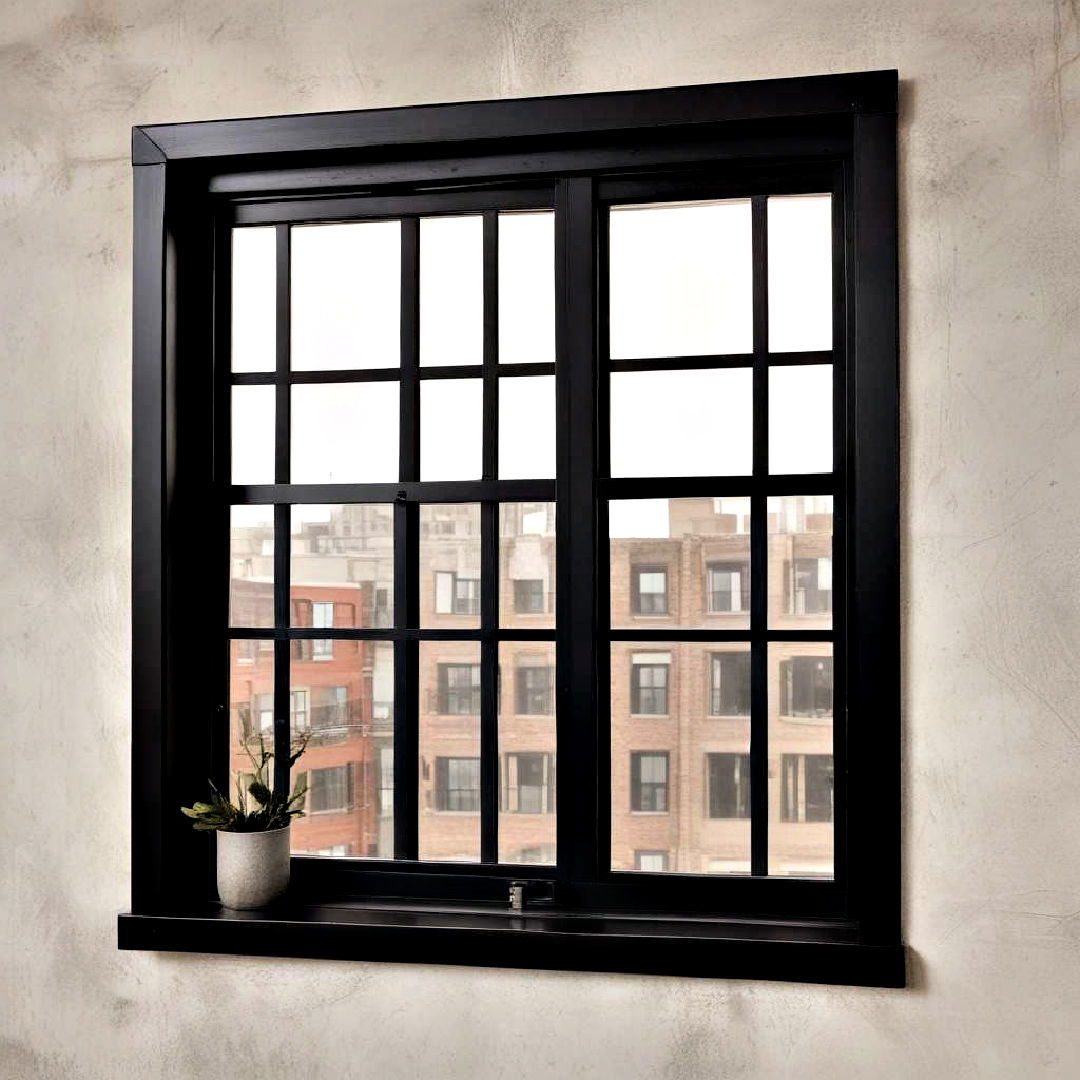 metal trim to add industrial flair - 25 Modern Window Trim Ideas
