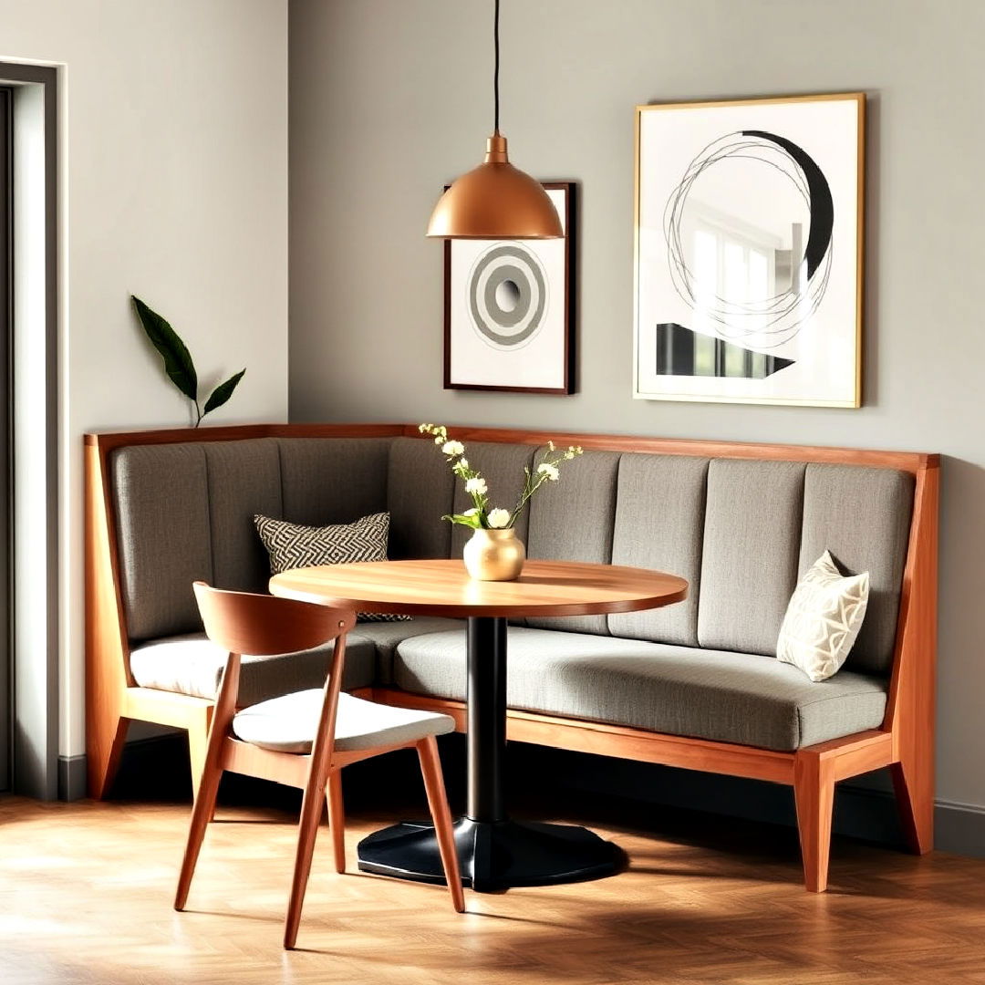 mid century modern banquette seating - 40 Banquette Seating Ideas
