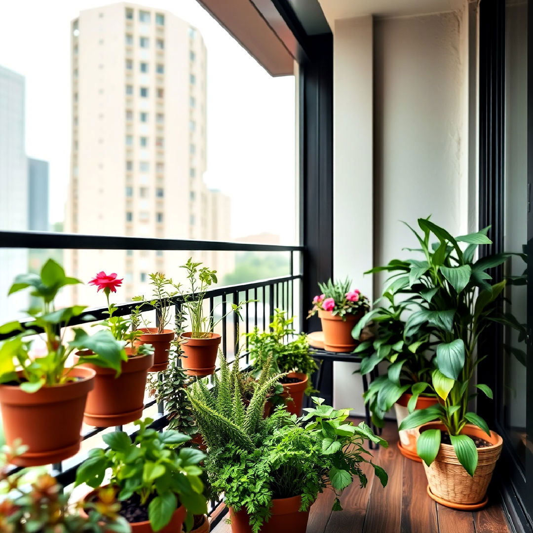 mini balcony garden - 20 Bedroom Balcony Ideas