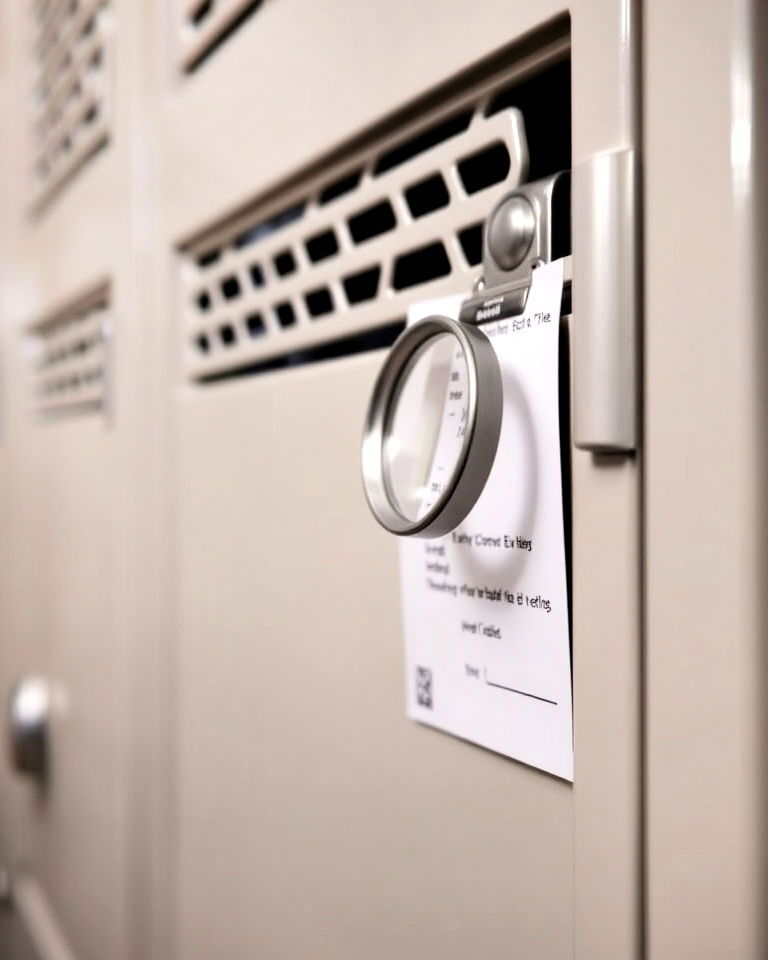 mini magnifying glass for locker - 30 Locker Decor Ideas