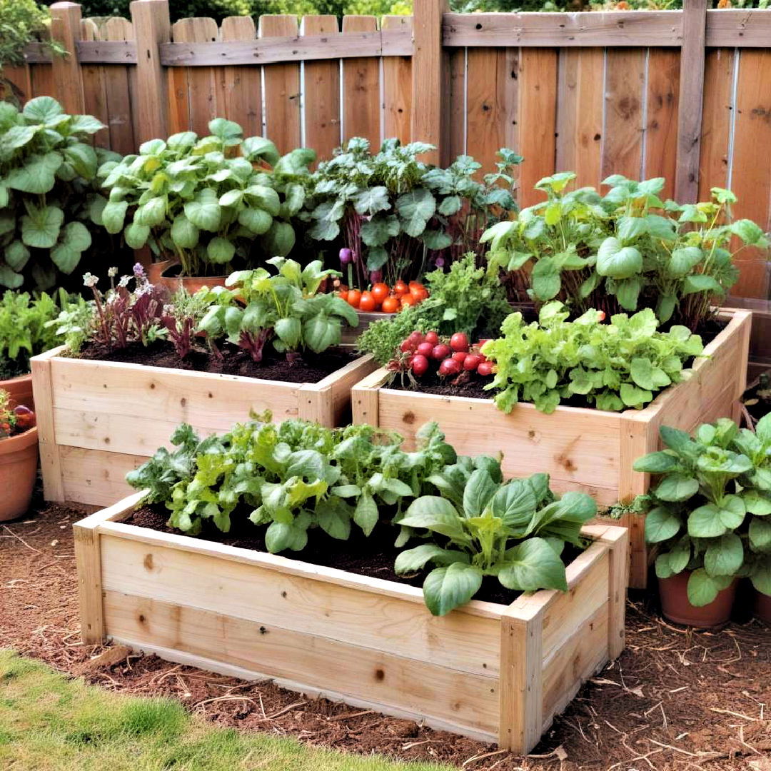 mini vegetable garden idea - 40 Small Backyard Ideas