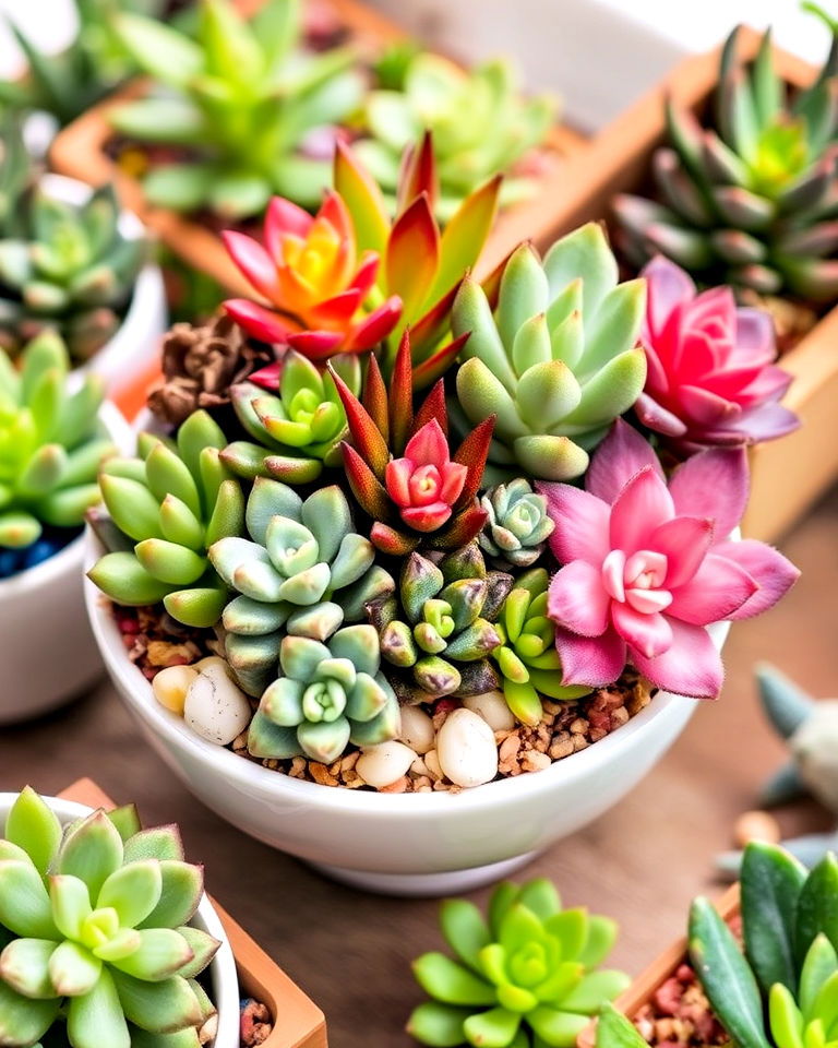 miniature succulent garden ideas - 20 Miniature Garden Ideas