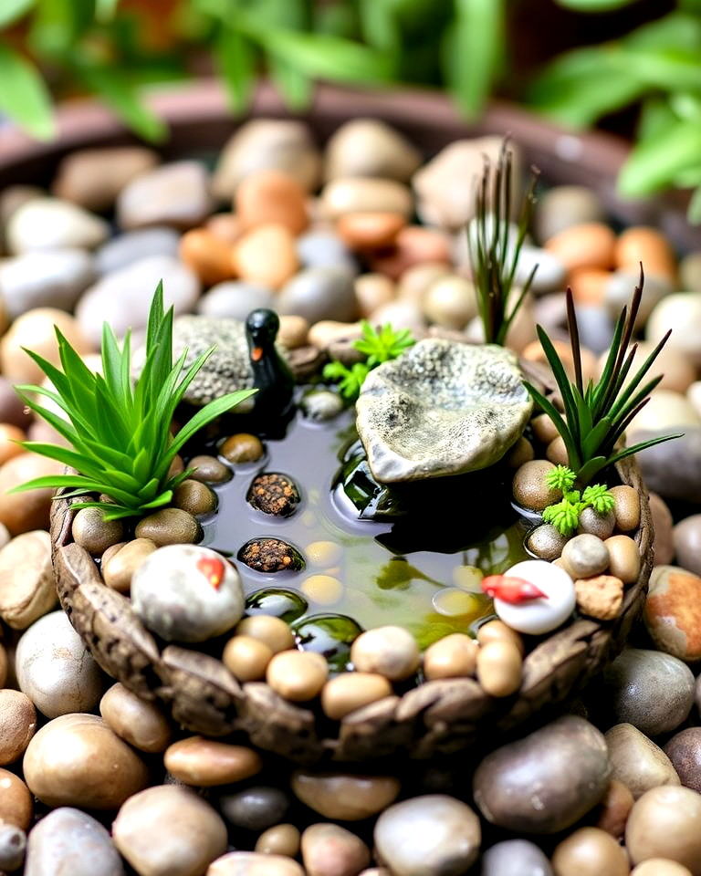 miniature with wildlife inspired theme - 20 Miniature Garden Ideas