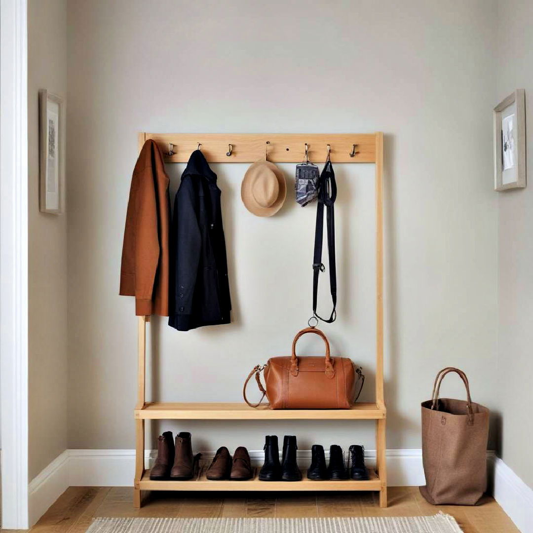 minimalist coat rack - 25 Boot Room Ideas