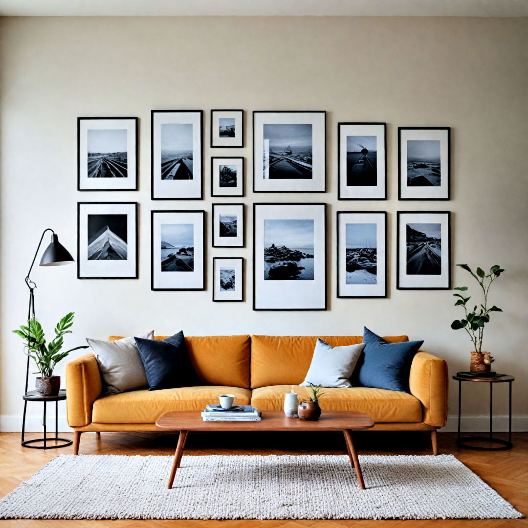 minimalist design gallery wall - 40 Gallery Wall Ideas