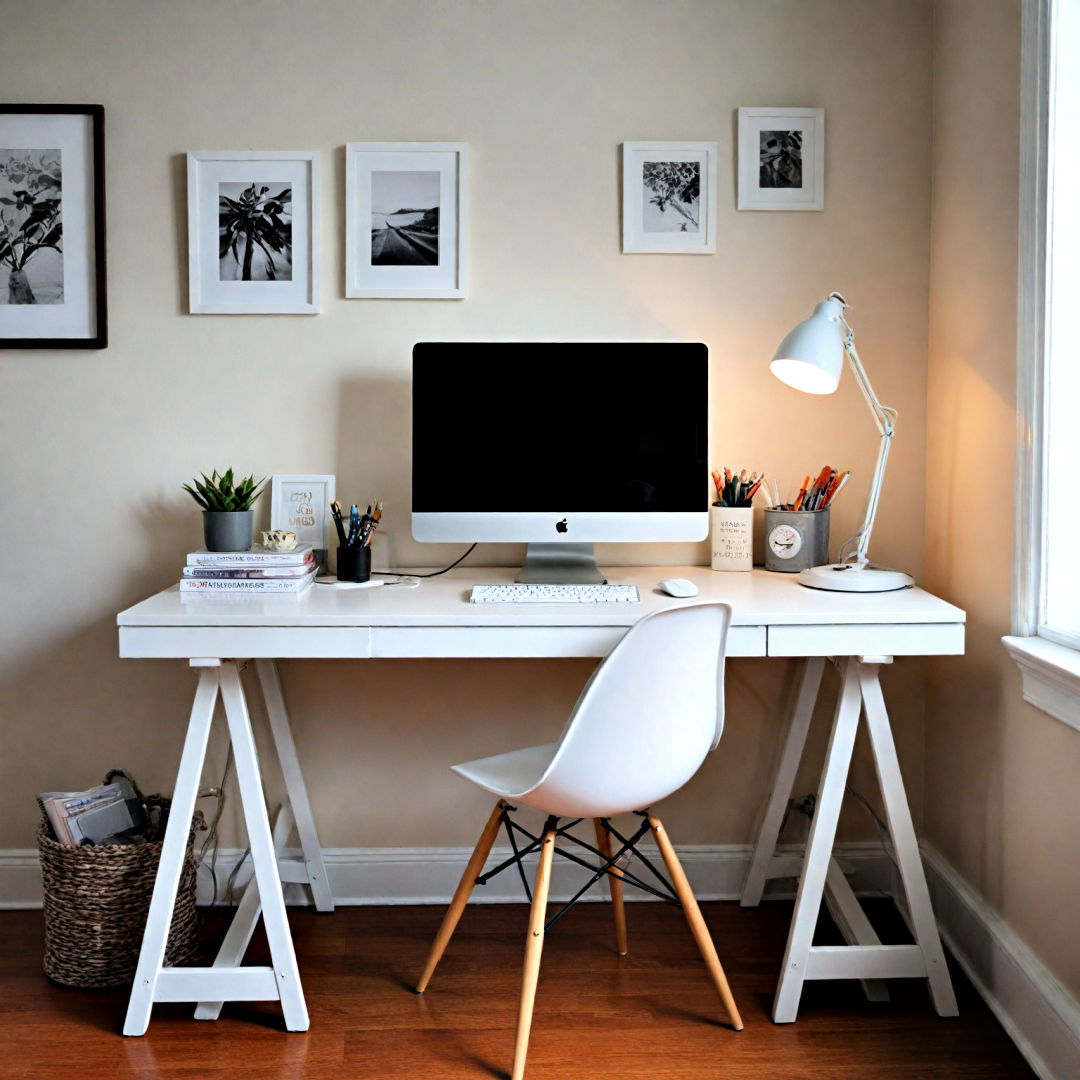 minimalist desk for studying - 40 Teenage Girl Bedroom Ideas