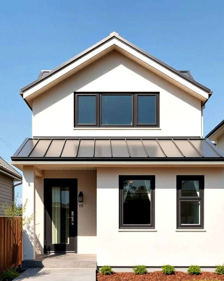 minimalist flat gable roof design - 20 Gable Roof Design Ideas