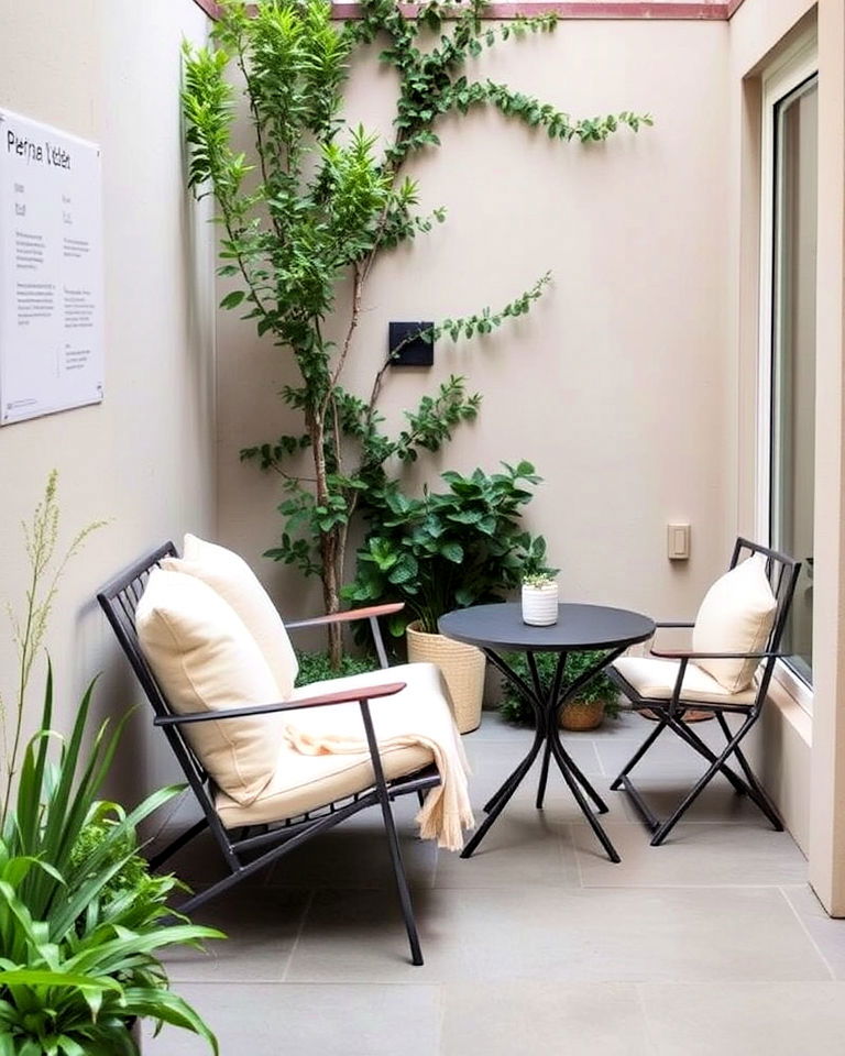 minimalist furniture for narrow garden - 20 Narrow Garden Ideas