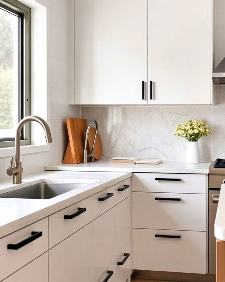 minimalist hardware for mid century modern kitchen - 40 Mid-century Modern Kitchen Ideas