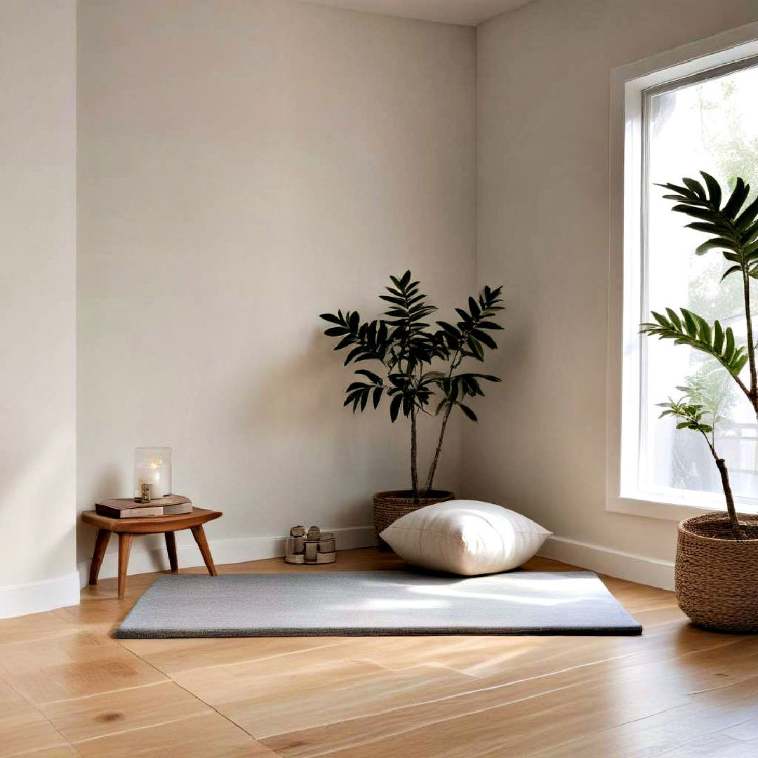 minimalist meditation spot for bedroom corner - 15 Bedroom Corner Ideas