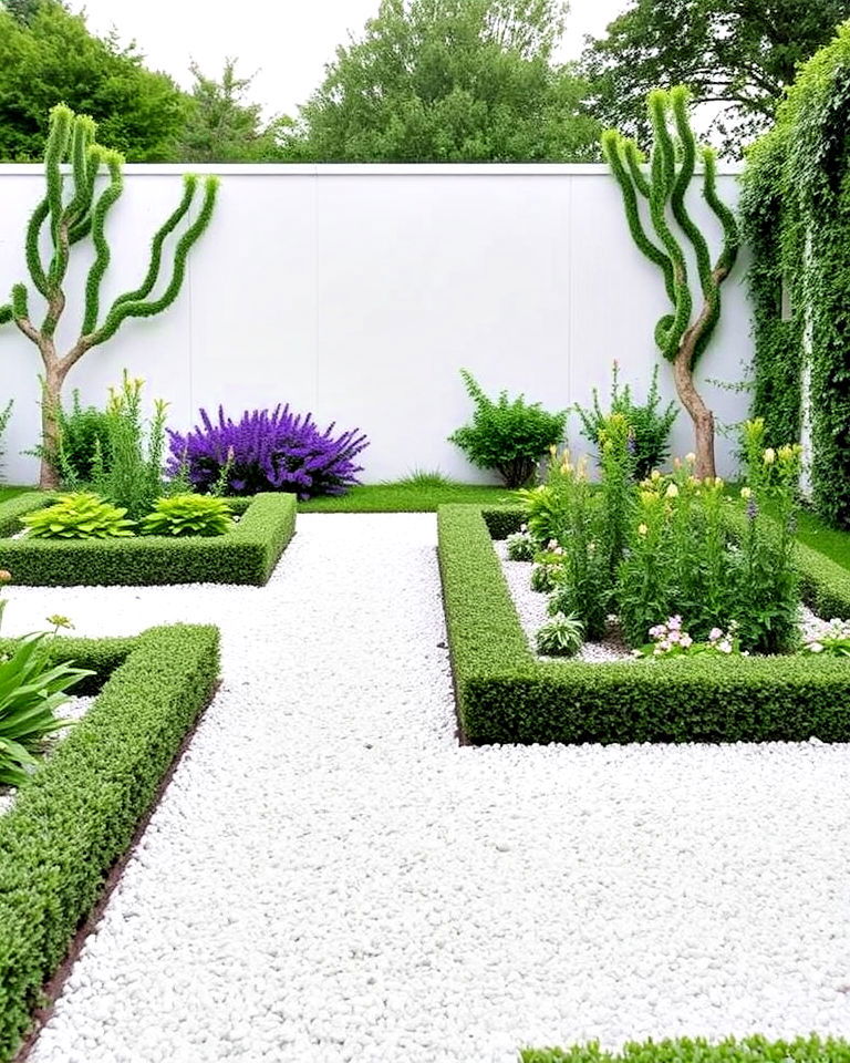 minimalist parterre design - 25 Parterre Garden Ideas