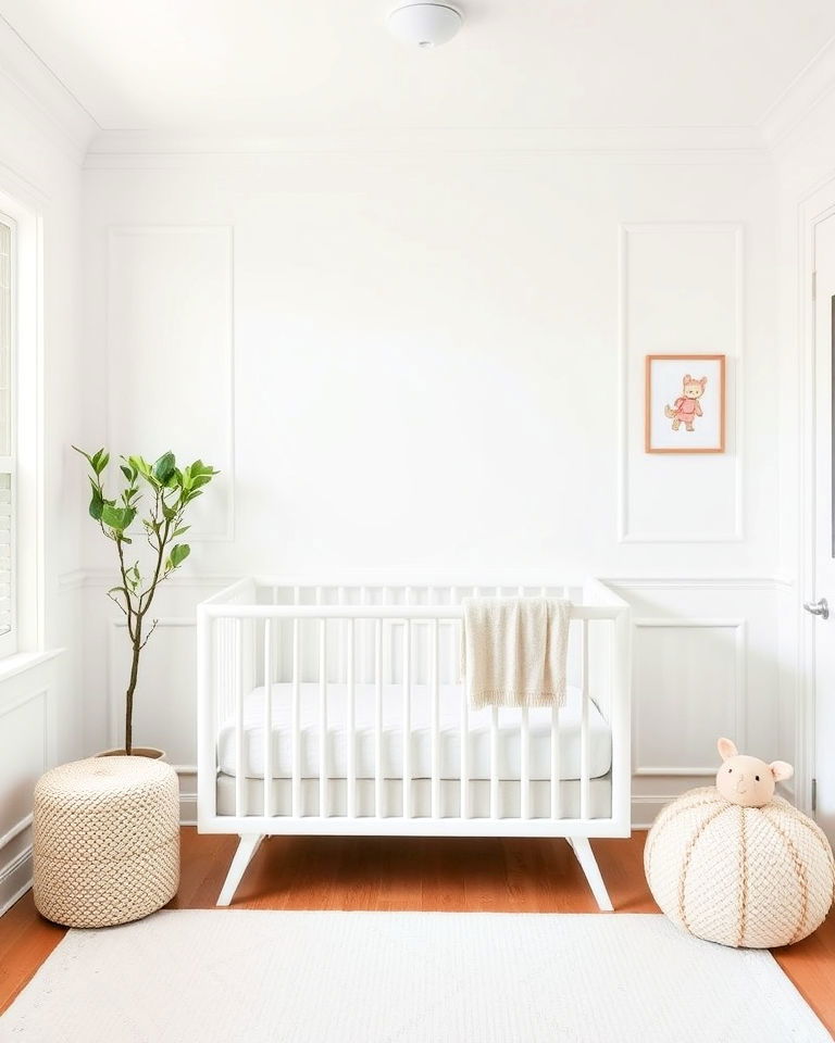 minimalist wainscoting to add subtle elegance - 15 Wainscoting Nursery Ideas