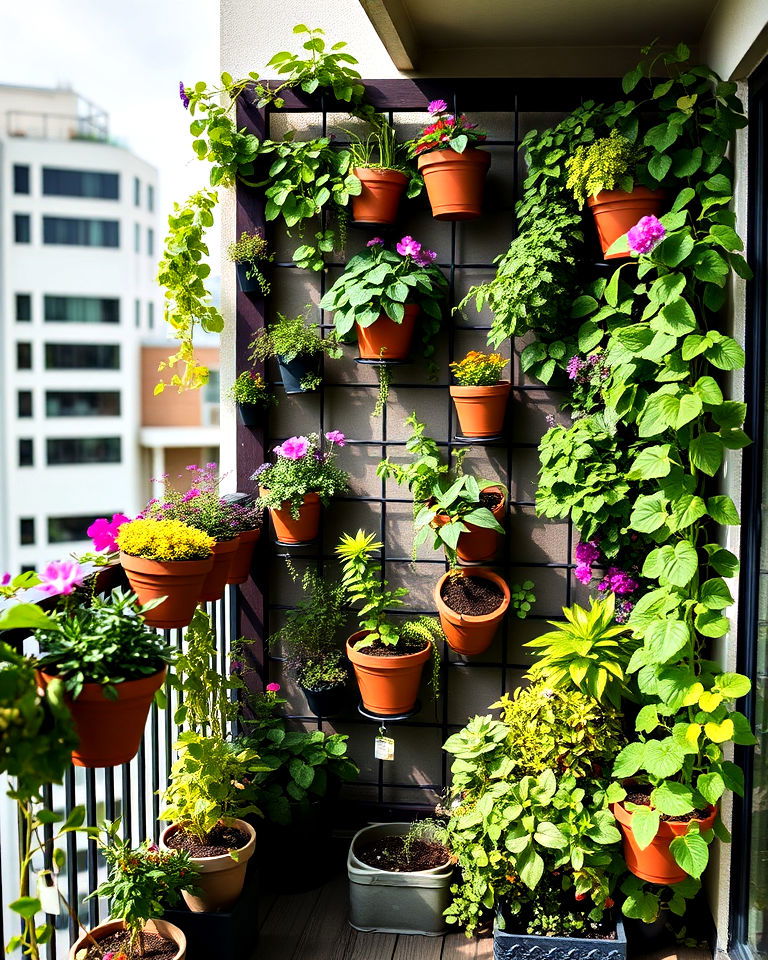 minimalist wooden trellis for balcony - 20 Balcony Trellis Ideas