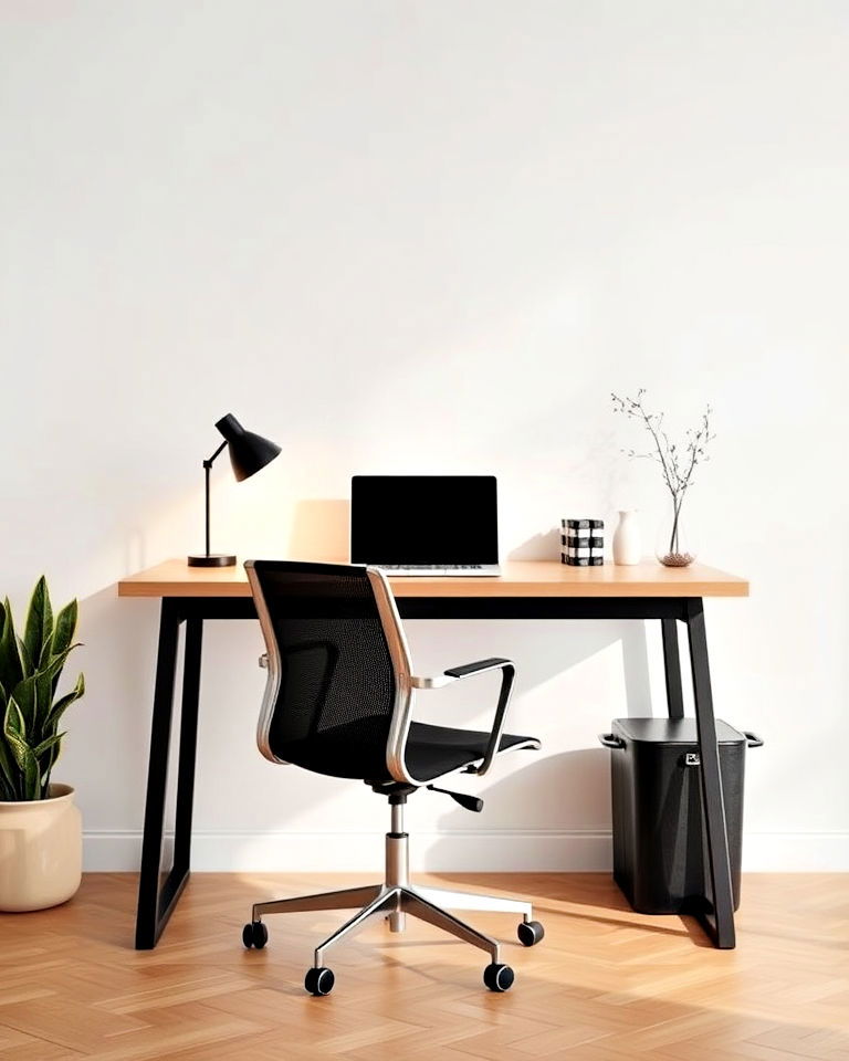 minimalist workspace for modern home office - 40 Modern Home Office Ideas
