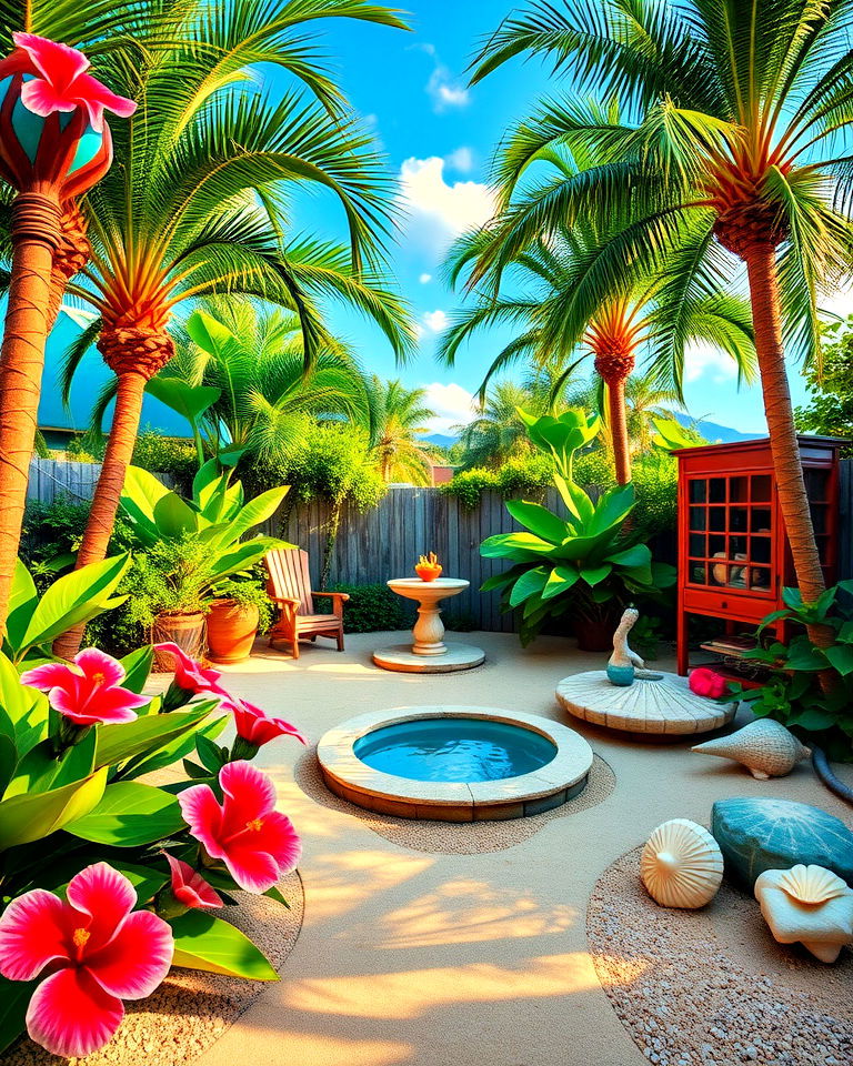 moana inspired tropical theme for garden - 20 Disney Garden Ideas