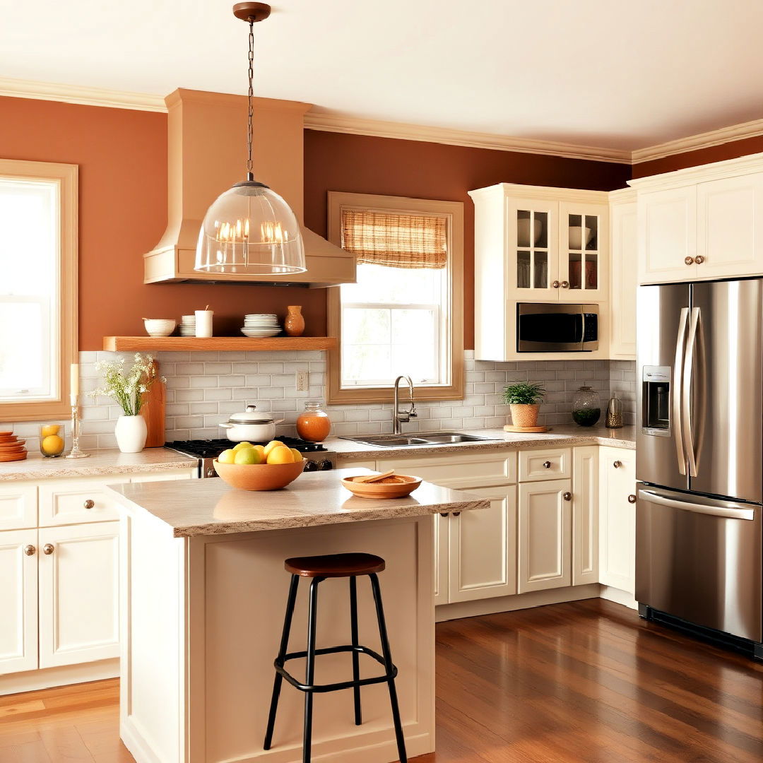 mocha brown kitchen walls - 20 Brown Kitchen Ideas
