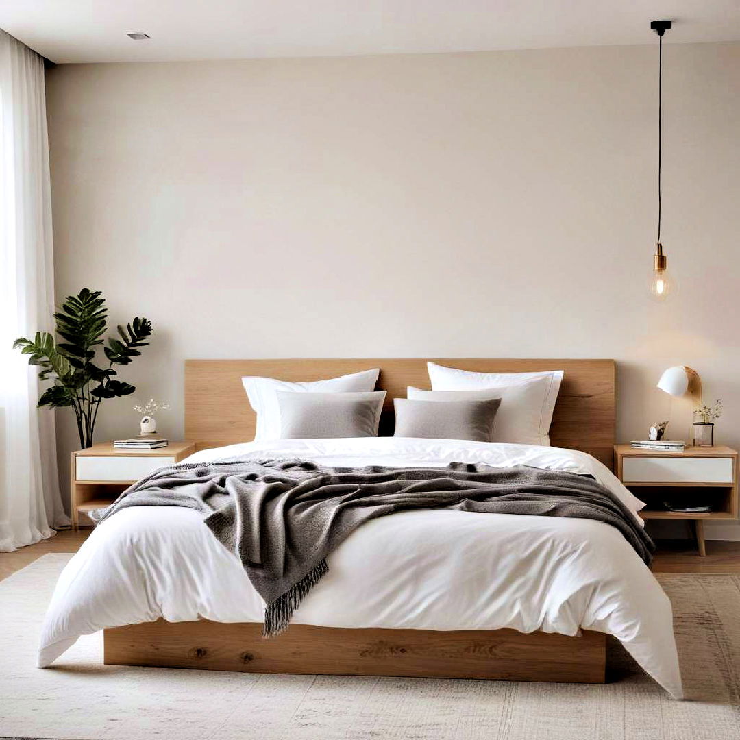 modern bedroom with minimalist design - 40 Modern Bedroom Ideas