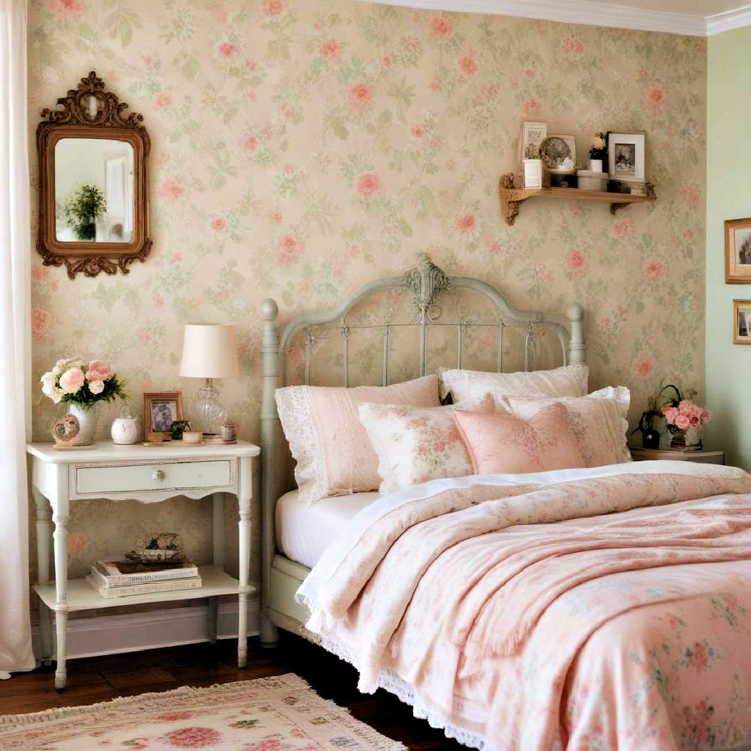 modern bedroom with vintage themed decor - 40 Modern Bedroom Ideas