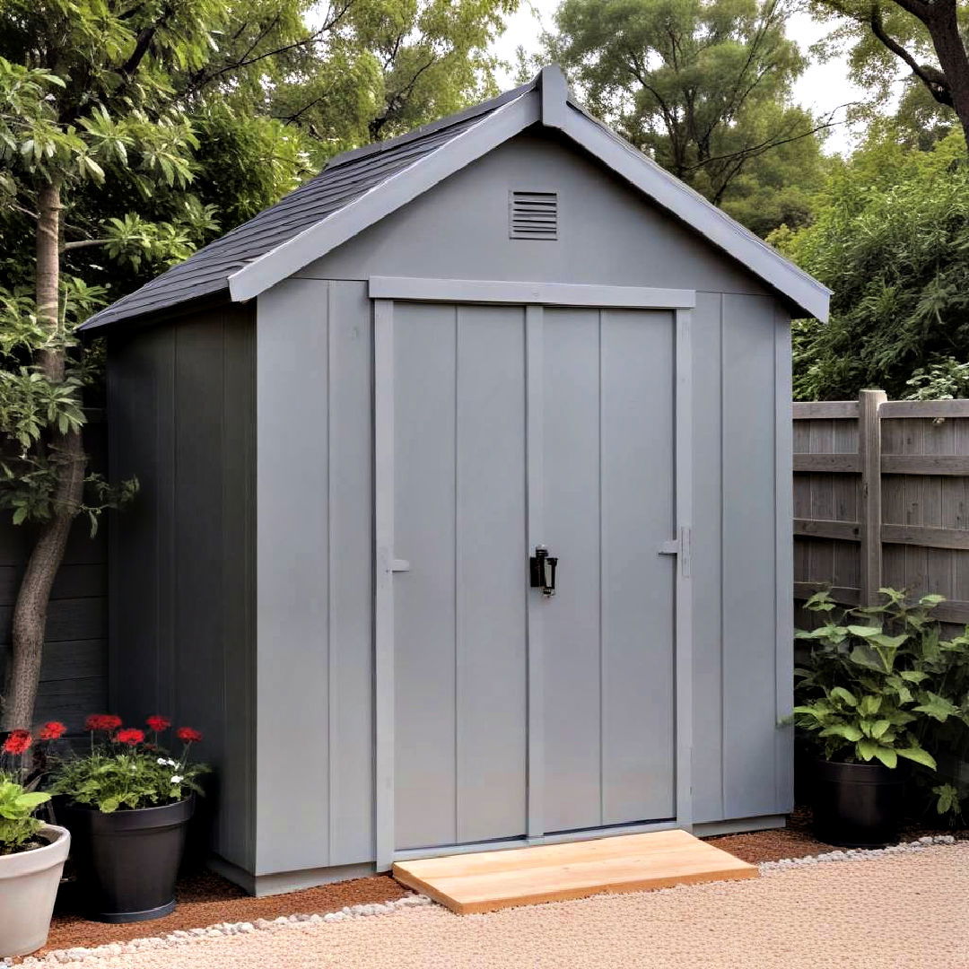 modern cool gray shed - 20 Shed Color Ideas