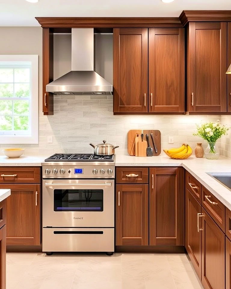 modern d shaped pulls - 40 Kitchen Cabinet Hardware Ideas