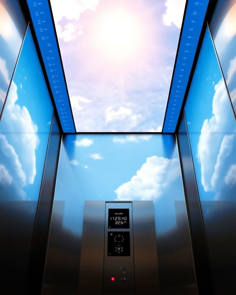 modern digital skylights - 25 Elevator Design Ideas