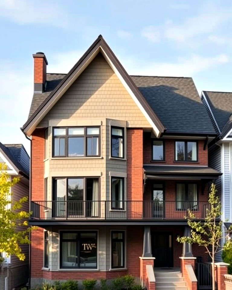 modern edge stepped gable roof - 20 Gable Roof Design Ideas